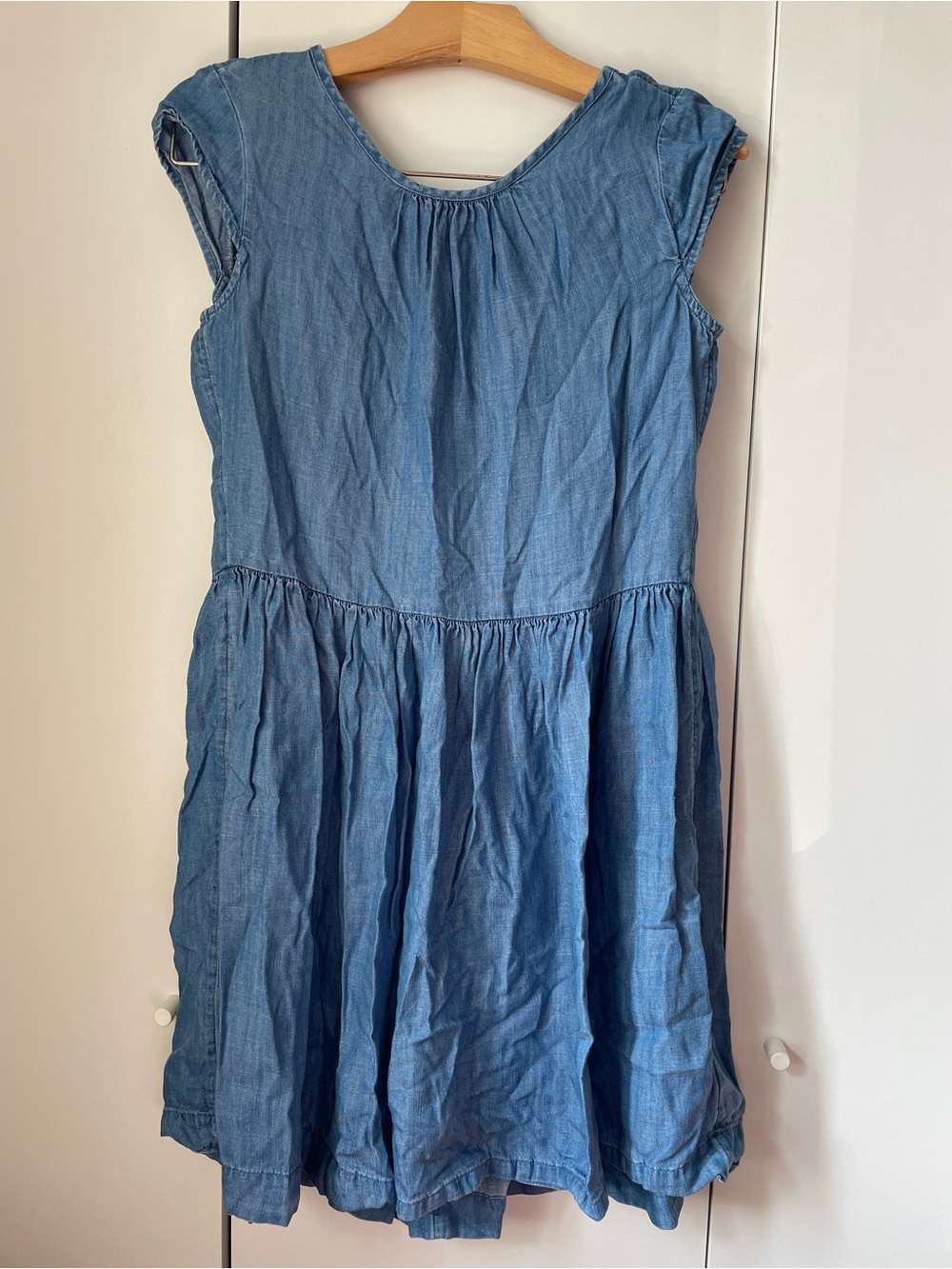 GAP Blue Denim-Style Cotton Dress